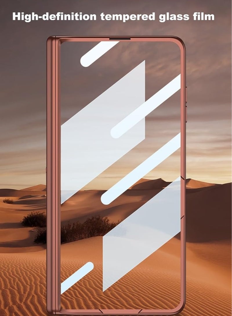 general Case Compatible with Honor Magic V3 Case 5G 2024 [Built-in Screen Protector] PC Shell Protective Film Integrated Hinged Folding All-inclusive Cover with Hidden Stand - Image 4