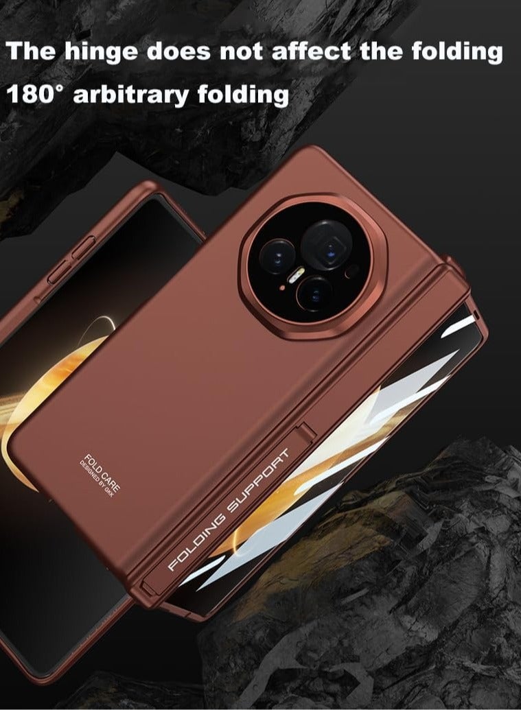 general Case Compatible with Honor Magic V3 Case 5G 2024 [Built-in Screen Protector] PC Shell Protective Film Integrated Hinged Folding All-inclusive Cover with Hidden Stand - Image 3