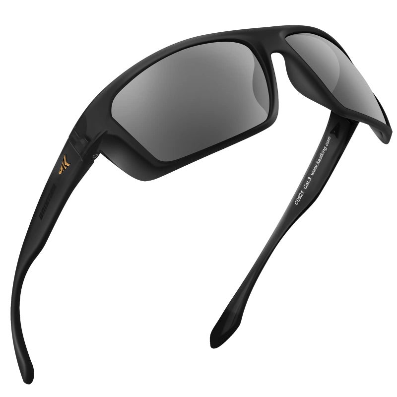KastKing Huzzah Polarized Sport Sunglasses for Men and Women, Ideal for Driving Fishing Cycling and Running,UV Protection - Image 1