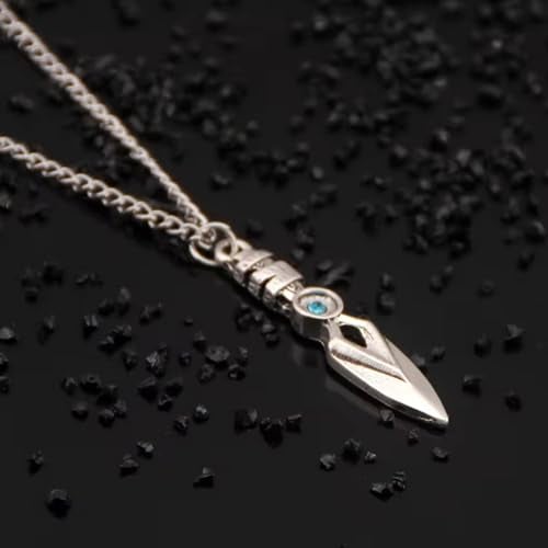 retsamradassaT Game Valorant Jett Blade Storm Dagger Pendant Charm Necklace, Standard - Image 4