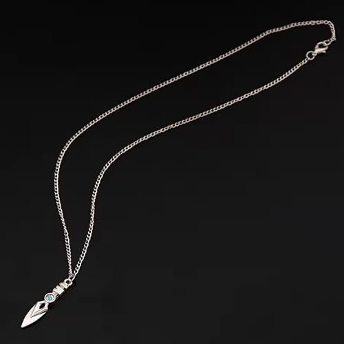 retsamradassaT Game Valorant Jett Blade Storm Dagger Pendant Charm Necklace, Standard - Image 5