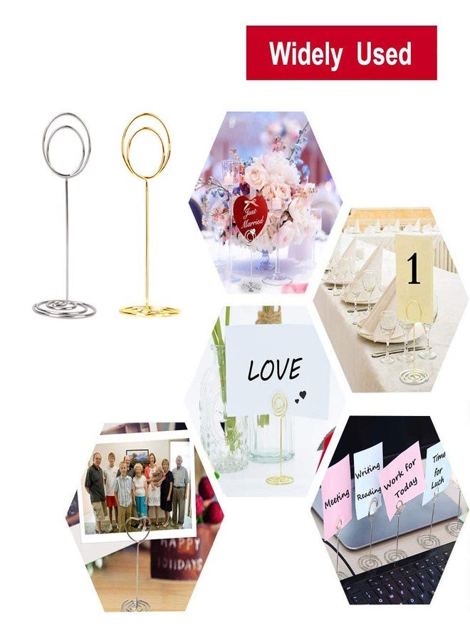 Radezon 20 Pack Table Number Holders Place Card Holder Photo Picture Holder for Wedding, Birthday Party - Image 4