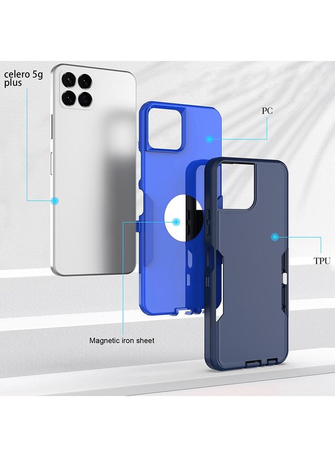 Zaboon Case For Boost Mobile Celero 5G+ 2 in 1 Magnetic PC + TPU Phone Case - Image 2