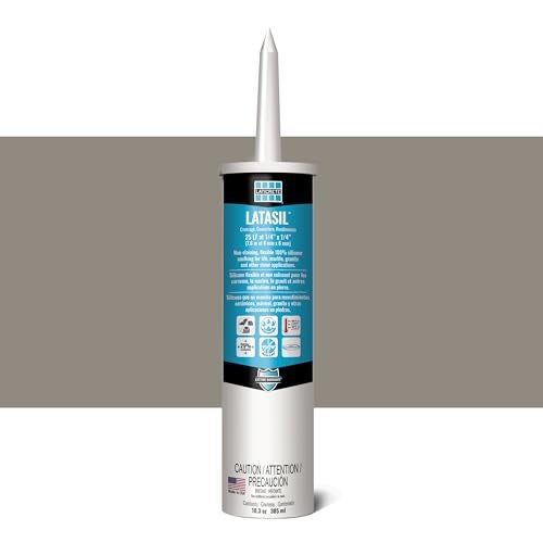 LATICRETE Latasil High Performance Silicone Sealant, Natural Grey #24 - Image 2