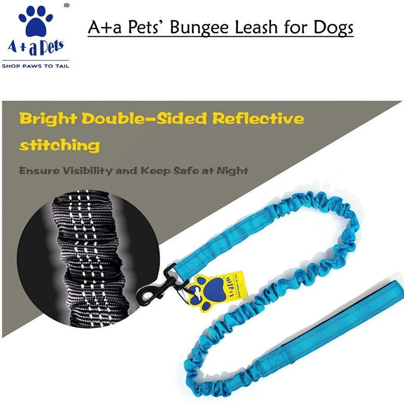 A+a Pets ’ Short Bungee Leash | Traffic Lead | for Training & Better Control (RRed) - Image 5