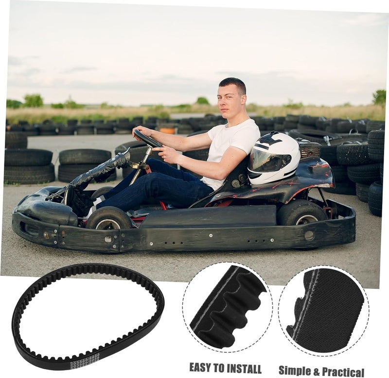 حزام قيادة دراجة نارية VOSAREA من نوع Go Kart، مصنوع من مادة مطاطية متينة، مناسب لاستبدال ناقل الحركة في دراجات Manco، سهل التركيب، متوافق مع نموذج Comet، ويعزز الأداء لمحبي دراجات الجي كارت. - Image 3