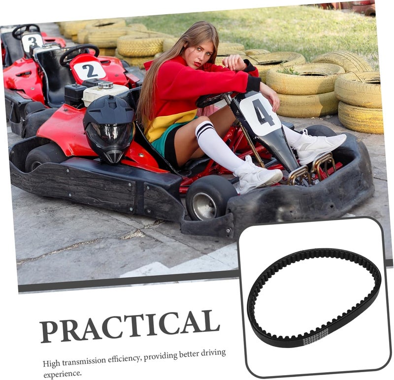 حزام قيادة دراجة نارية VOSAREA من نوع Go Kart، مصنوع من مادة مطاطية متينة، مناسب لاستبدال ناقل الحركة في دراجات Manco، سهل التركيب، متوافق مع نموذج Comet، ويعزز الأداء لمحبي دراجات الجي كارت. - Image 2