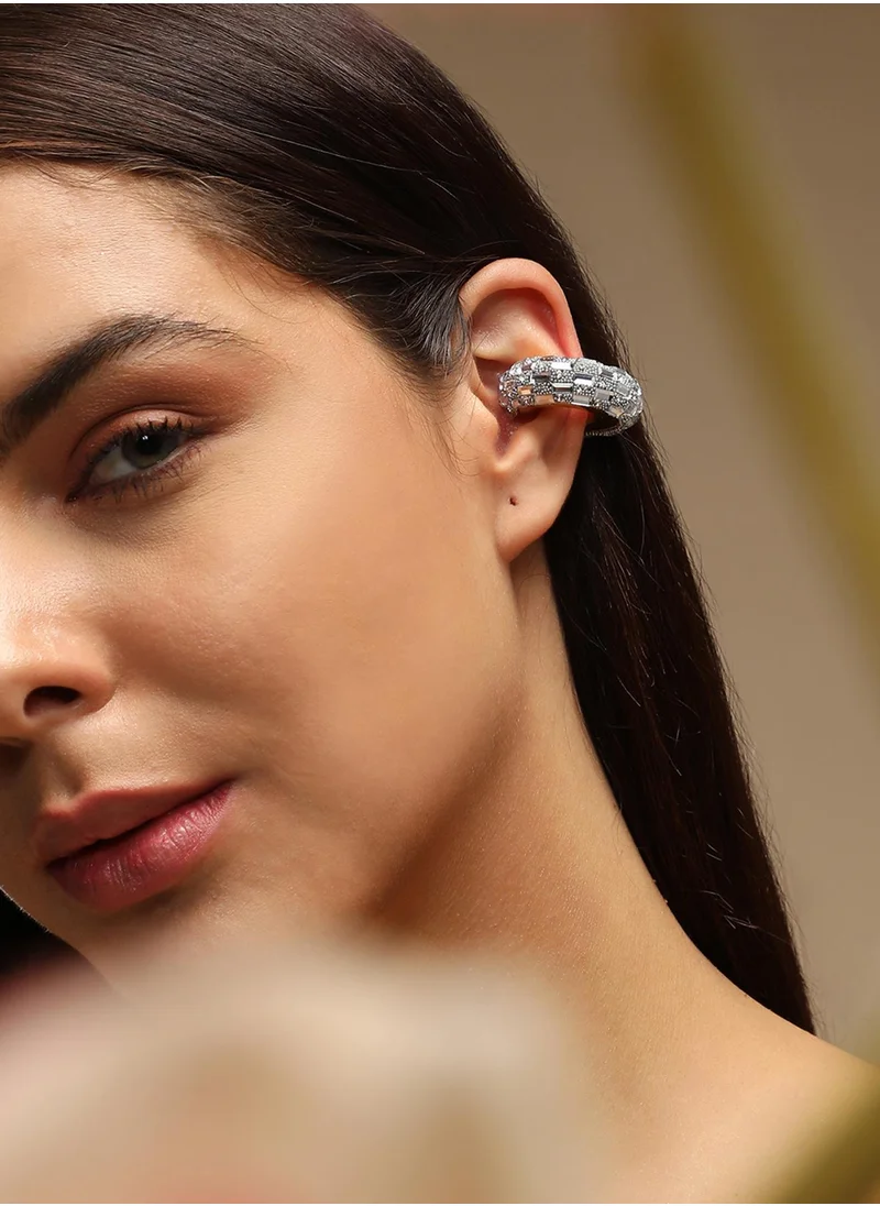 SOHI The Mirror Cuff Earrings