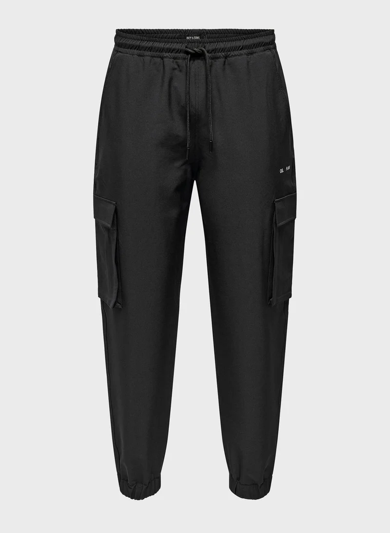 Only & Sons Essential Drawstring Pants
