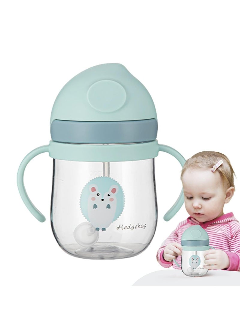 Oasisgalore Portable Kids Cartoon Drinking Bottle – Straw Cup for Baby and Child (C, One Size)  - Image 1