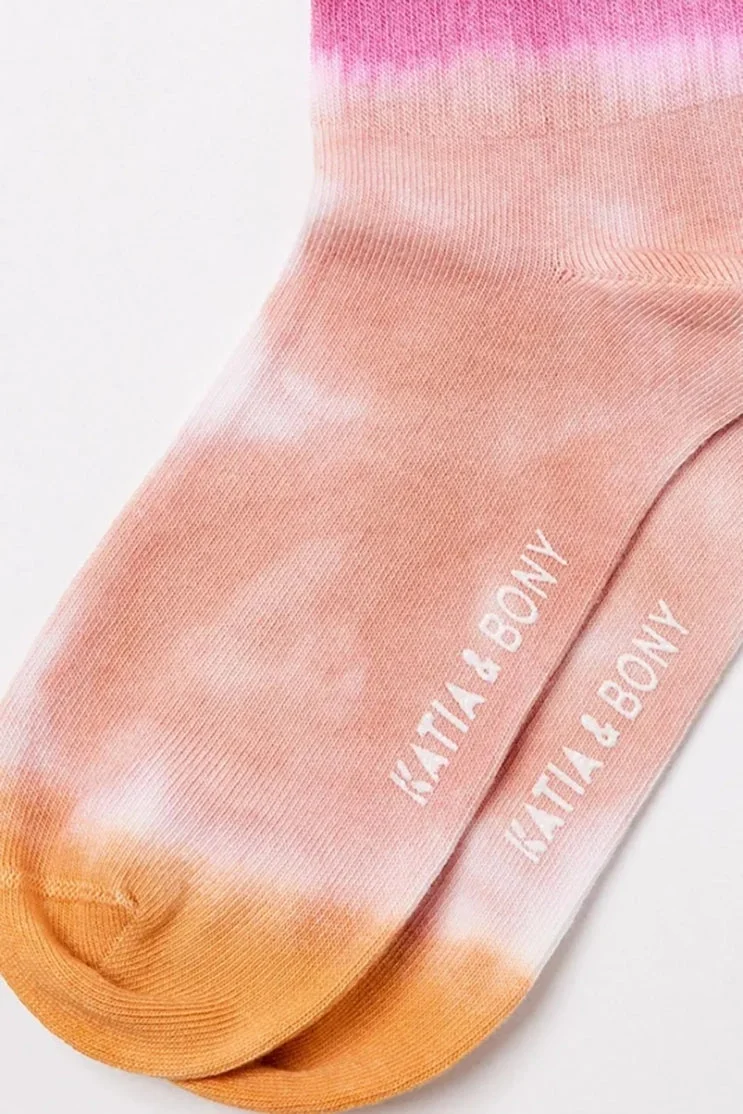 Katia&Bony Tie-Dye Socks - Pink
