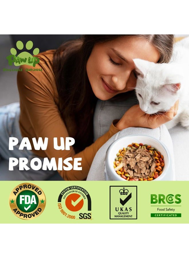 PAWUP Freeze Dried Chicken Heart Pet Treats, High Protein Freeze-Dried Pet Food for Dogs, Cats, Fresh Ingredient, 3.2 oz, Rawhide Free, Gluten&Grain Free - Image 4