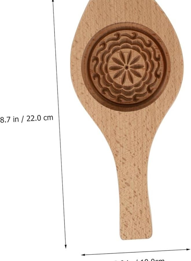 قالب كعكة القمر نمط زهري دائري أداة مطبخ خبز المعجنات سهلة الإزالة من القالب - Image 3