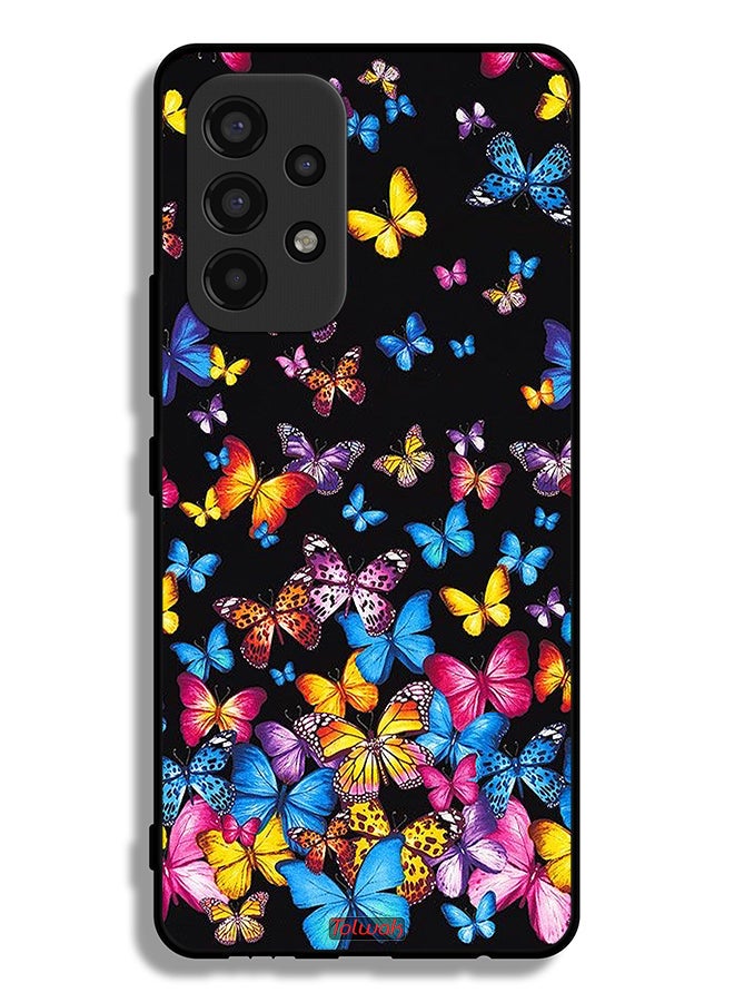 Tolwak Samsung Galaxy A53 5G Protective Case Cover Colorful Butterflies - Image 1
