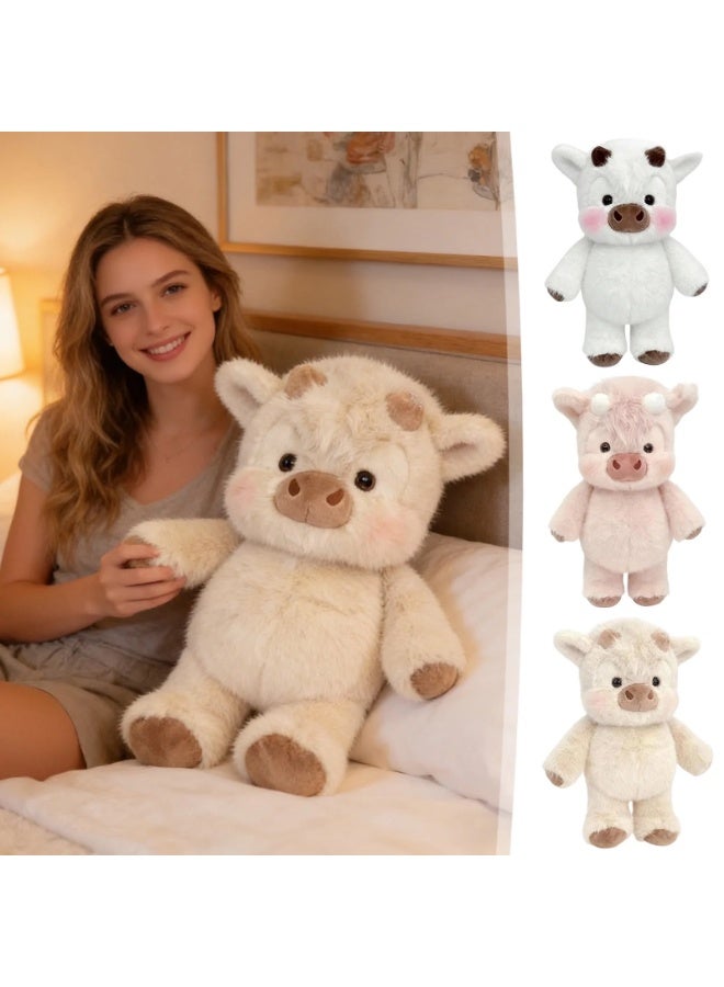Cute Highland Cow Plush Toy Soft Stuffed Animal Doll - Image 1