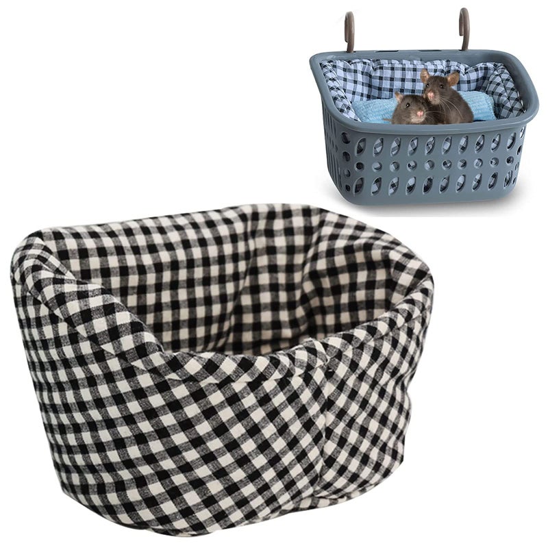 JWShang Bed Mat for Rat Hammock - Warm Hanging Basket With Replaceable Removable Nest Mat for Small Animals: Hamster, Sugar Glider (Only Big Size) - Image 4