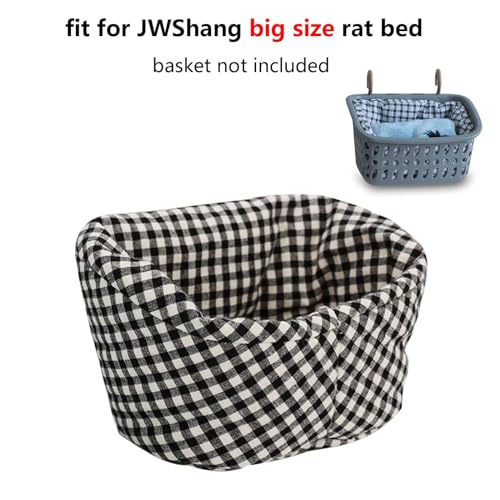 JWShang Bed Mat for Rat Hammock - Warm Hanging Basket With Replaceable Removable Nest Mat for Small Animals: Hamster, Sugar Glider (Only Big Size) - Image 2