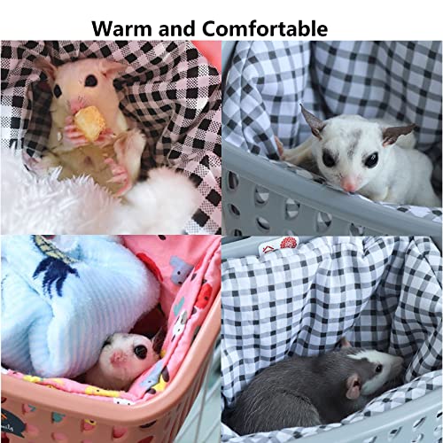 JWShang Bed Mat for Rat Hammock - Warm Hanging Basket With Replaceable Removable Nest Mat for Small Animals: Hamster, Sugar Glider (Only Big Size) - Image 3