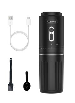 Kawu Portable electric coffee bean grinder, rechargeable coffee bean grinder, battery powered, small coffee machine suitable for car, travel, camping and anywhere else  - Image 1