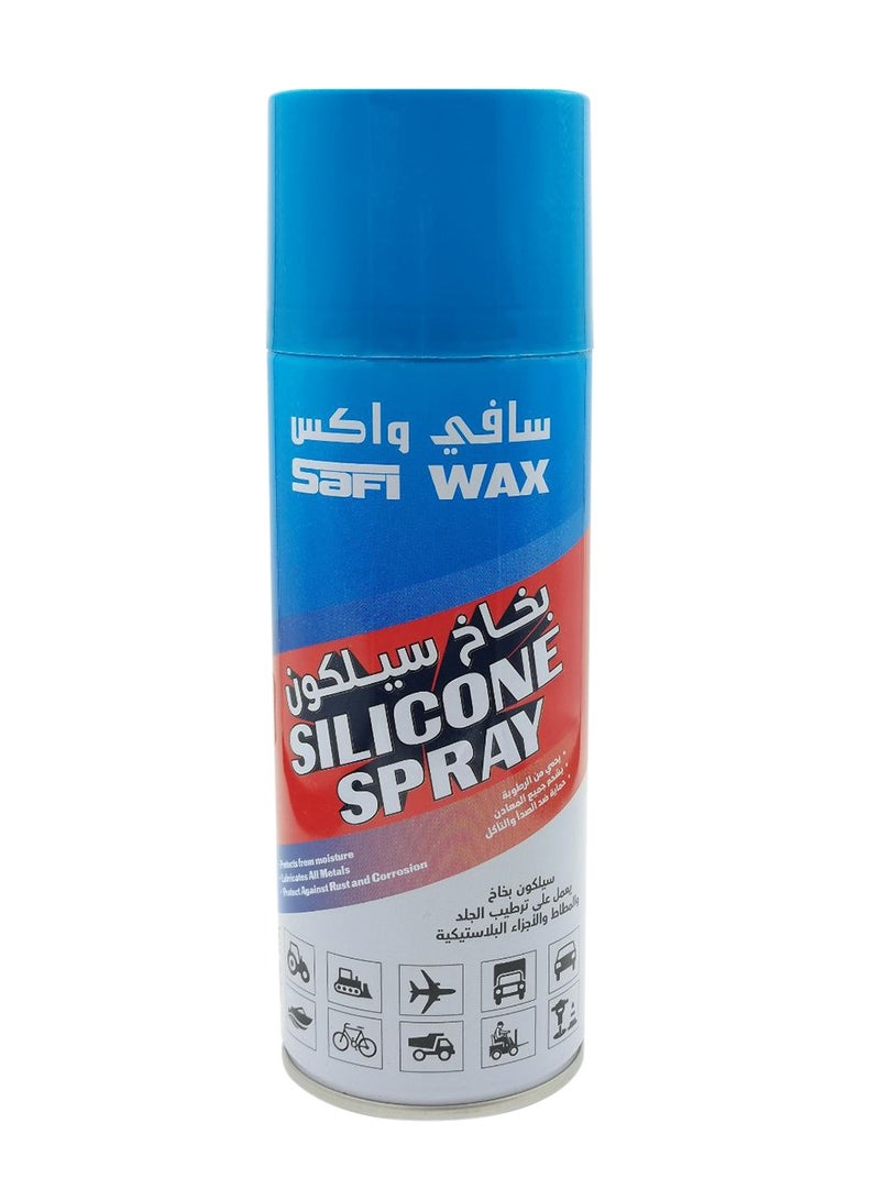 Safi WAX SAFI WAX Multipurpose Silicone Spray - Moisturizes, Protects & Restores Elasticity for Rubber, Leather & Plastic Parts - 400ml  - Image 1