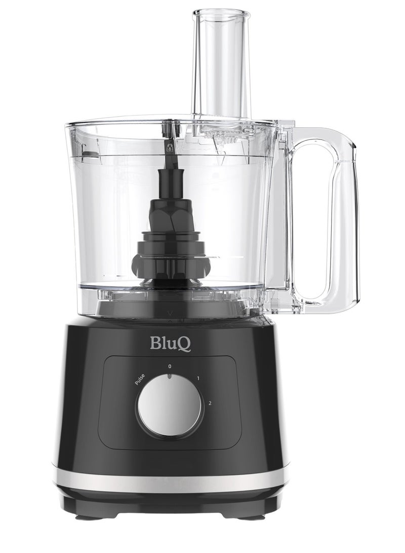 BluQ Food Processor, 2.3L  Bowl, 1.5L 800 W Blender Jar with Stainless Steel - Image 3