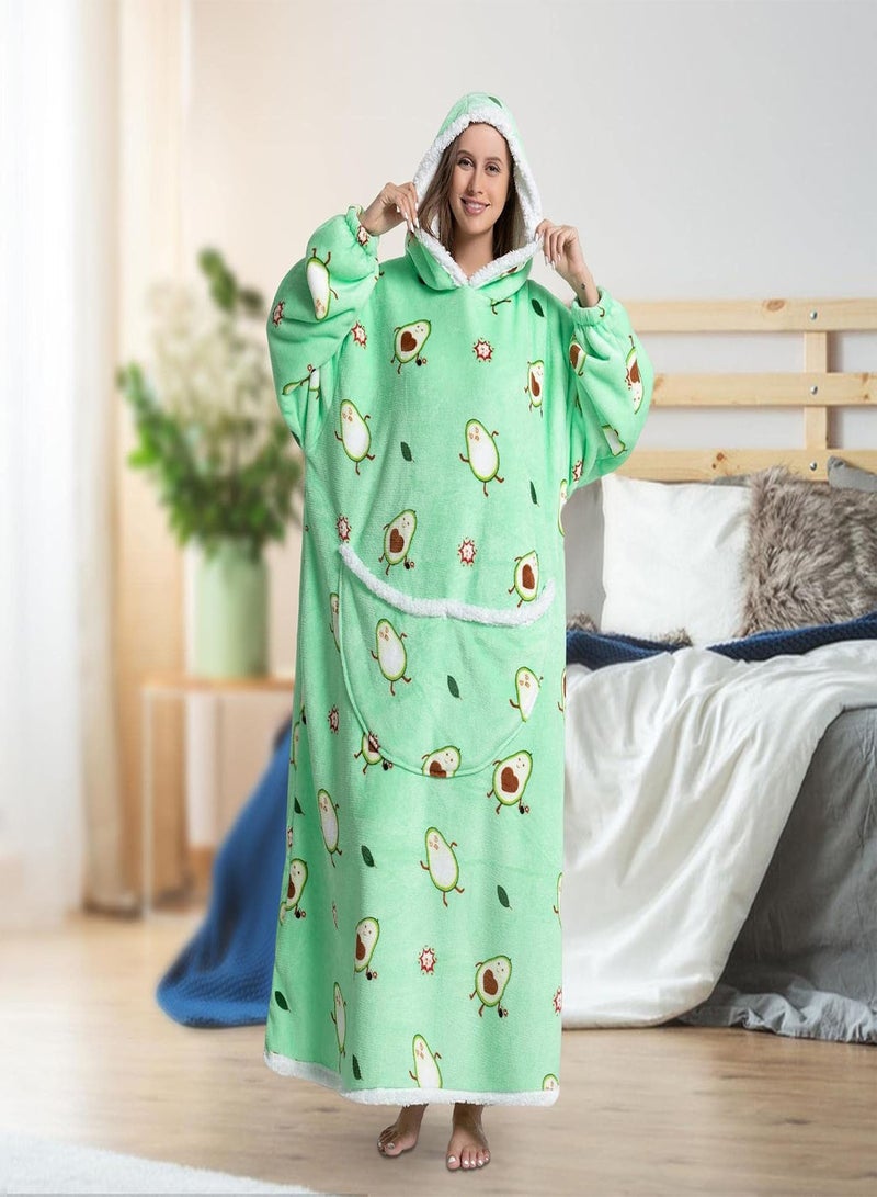 GGOOT Hoodie Blanket - Wearable Blanket Hoodie Oversized Sweatshirt | Oversized Blanket Hoodie with Giant Pocket, Comfortable Blanket Sweatshirt for Adults Women Men  - Image 3