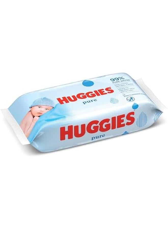 هجيز مناديل مبللة للأطفال نقية بنسبة 99%، 10 عبوات × 56 منديلًا، 560 منديلًا - Image 2