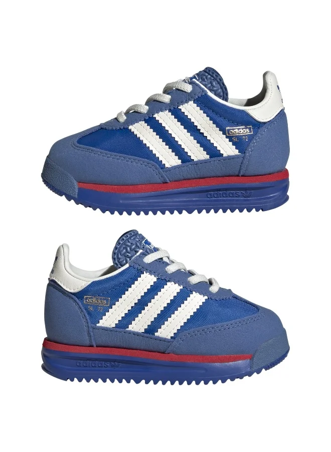 Adidas Adidas SL 72 RS EL I Blue CASUAL Trainers FOR BABY BOYS AND GIRLS 9.5K