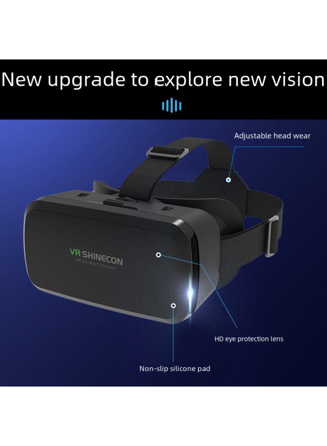 Changhen G06a Mobile Vr Glasses 3d Virtual Reality Headset Gaming Glasses Handle Digital Gift Vr Headphones-Color:G06A - Image 5