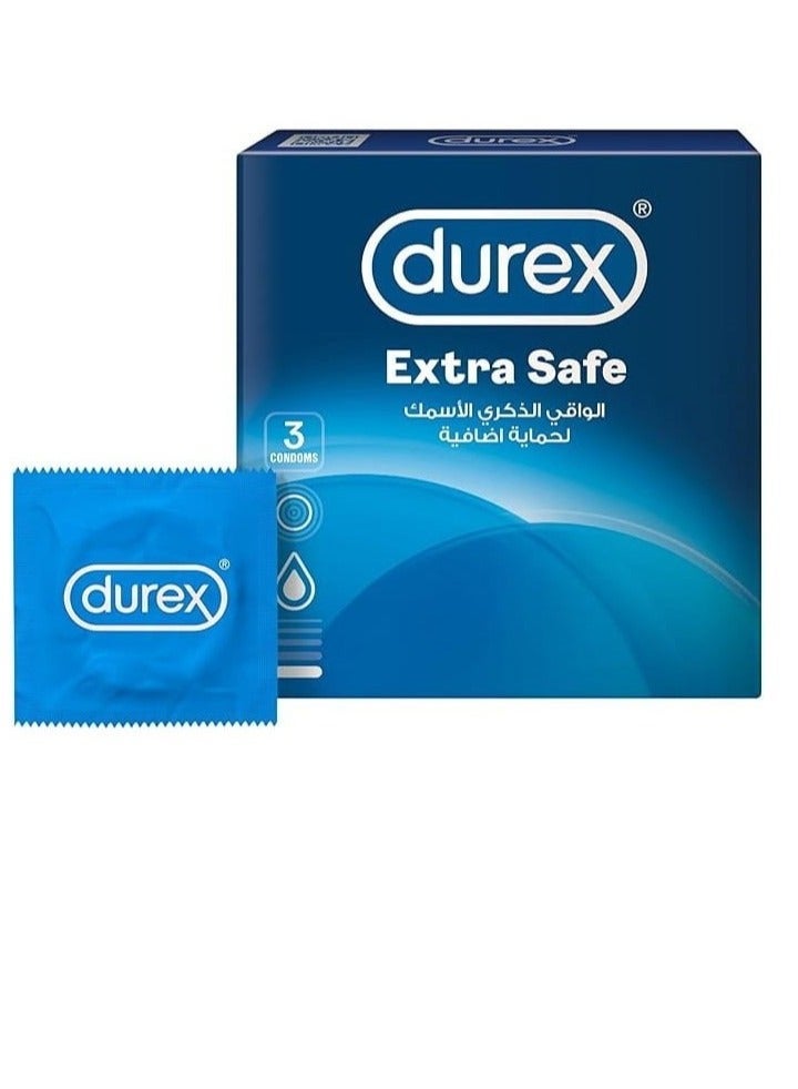 عبوة واقي ذكري فائقة الأمان (3 قطع)