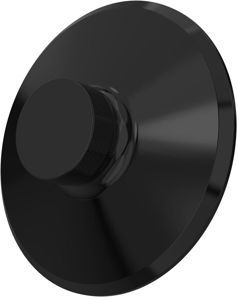 Preffair Audiophile Record Weight Stabilizer, 120g/4.2oz Aluminum Black Turntable Weight Clamp with Protective Soft Pad for HiFi LP Record Player Accessory, Eliminate Vinyl Disc Vibration. (Black) - Image 1