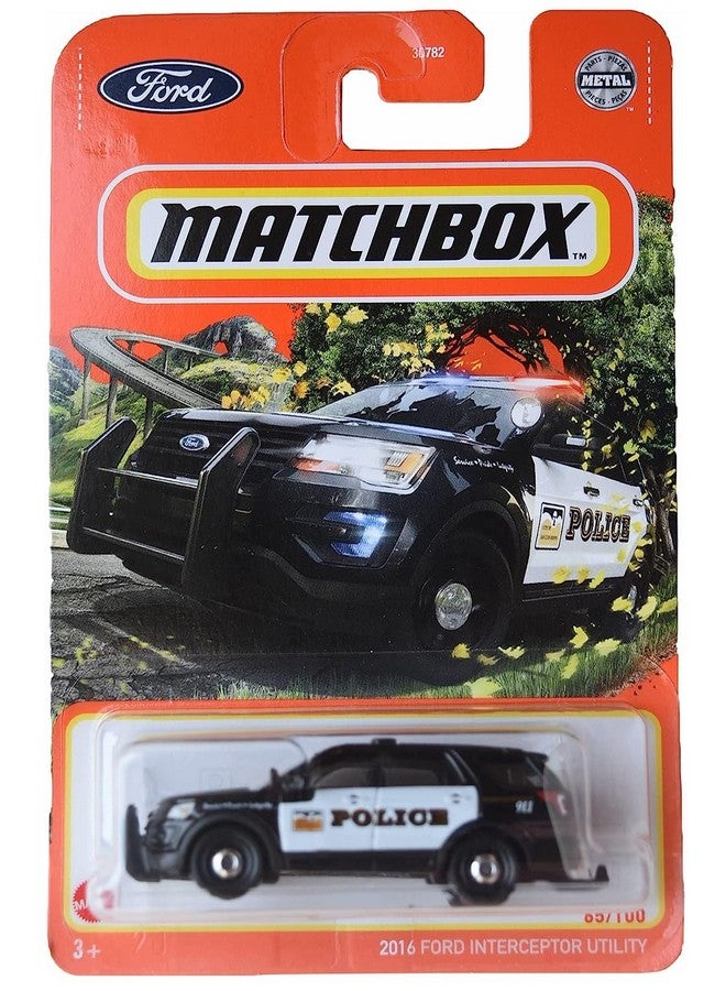 MATCHBOX 2016 Ford Interceptor Utility [Black] 65/100