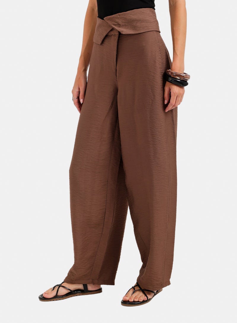 Carina Fold-Over Waist Pants - Image 2