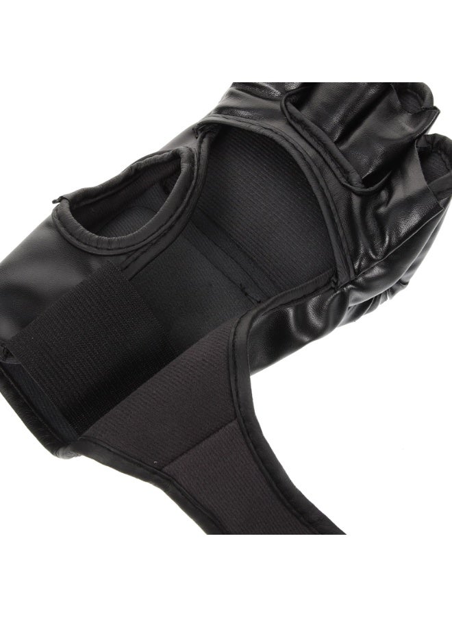 Boxing Gloves for Men & Women, Fingerless Open Palm Training Gloves for Kickboxing, Muay Thai, Grappling & Bag Work - Image 2