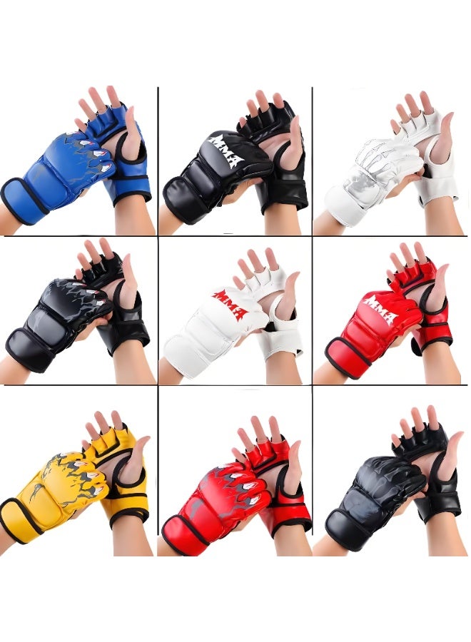 Boxing Gloves for Men & Women, Fingerless Open Palm Training Gloves for Kickboxing, Muay Thai, Grappling & Bag Work - Image 5