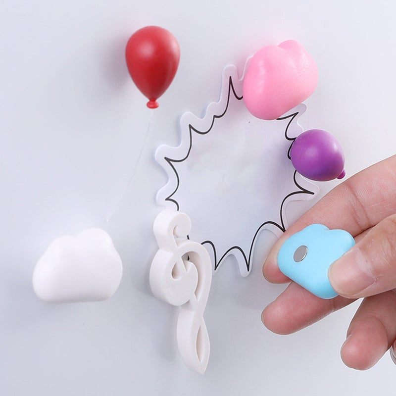 12pcs Lovely Balloon Fridge Decor Note Fridge - Image 3