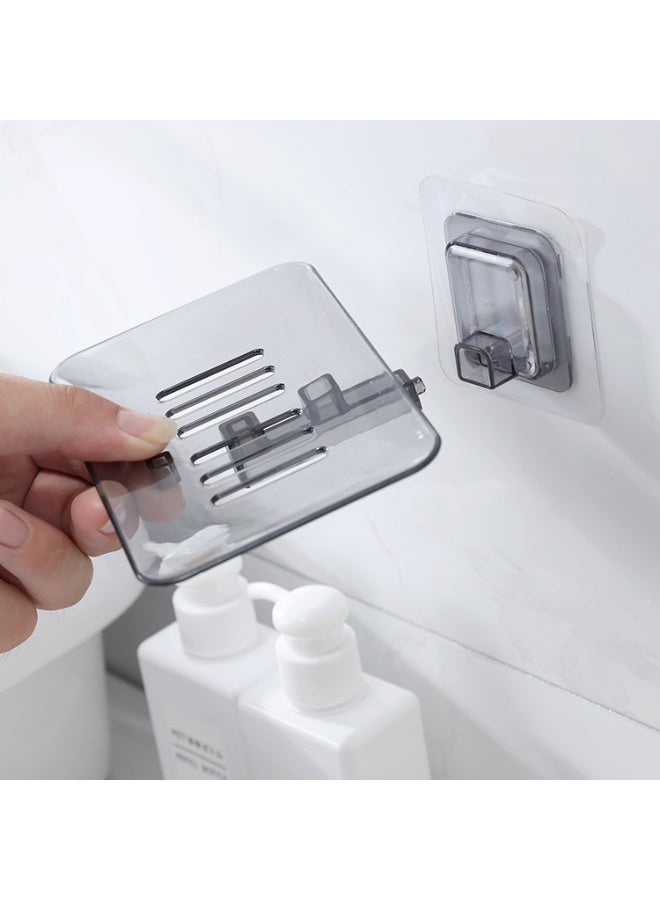 Soap Dish Soap Holder for Shower hower Bar Soap Holder Wall-Mounted Self-Draining Soap Tray Soap Container for Bathroom,Tub,Kitchen Sink - Image 4