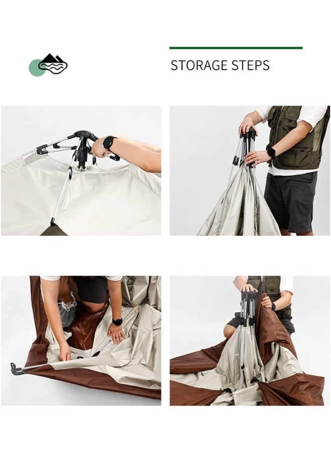 Panvil Automatic Pop-Up Camping Tent for 2–5 People – Ultralight Waterproof Outdoor Shelter, Portable Instant Setup Tent for Camping, Hiking, Traveling & Beach Use - Image 3