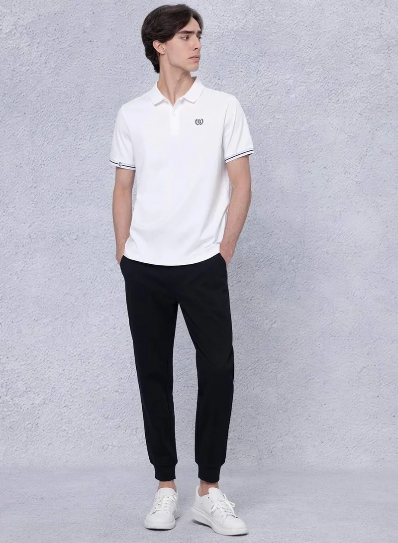 GIORDANO Men's French Terry Jogger Pants - Slim Fit, Elastic Waist, Comfortable & Stylish