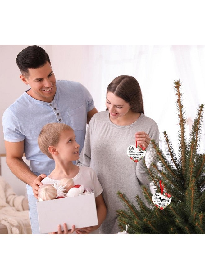 FaCraft Family Christmas Ornaments 2024 Side by Side Or Miles Apart Family Christmas Ornaments for Christmas Tree Decorations for Men Women Mom Dad Grandma Grandpa Sister Xmas Gifts - Image 3