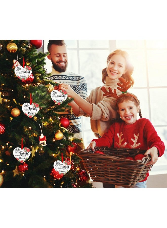 FaCraft Family Christmas Ornaments 2024 Side by Side Or Miles Apart Family Christmas Ornaments for Christmas Tree Decorations for Men Women Mom Dad Grandma Grandpa Sister Xmas Gifts - Image 2