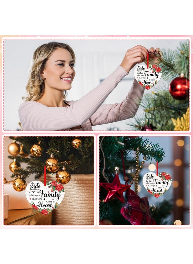FaCraft Family Christmas Ornaments 2024 Side by Side Or Miles Apart Family Christmas Ornaments for Christmas Tree Decorations for Men Women Mom Dad Grandma Grandpa Sister Xmas Gifts - Image 5