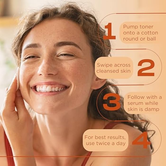 InstaNatural Vitamin C Face Toner, Brightens, Balances pH and Reduces Signs of Aging, Fine Lines and Wrinkles, with Witch Hazel, Lavender and Geranium Oils, 4 Fl Oz - Image 5