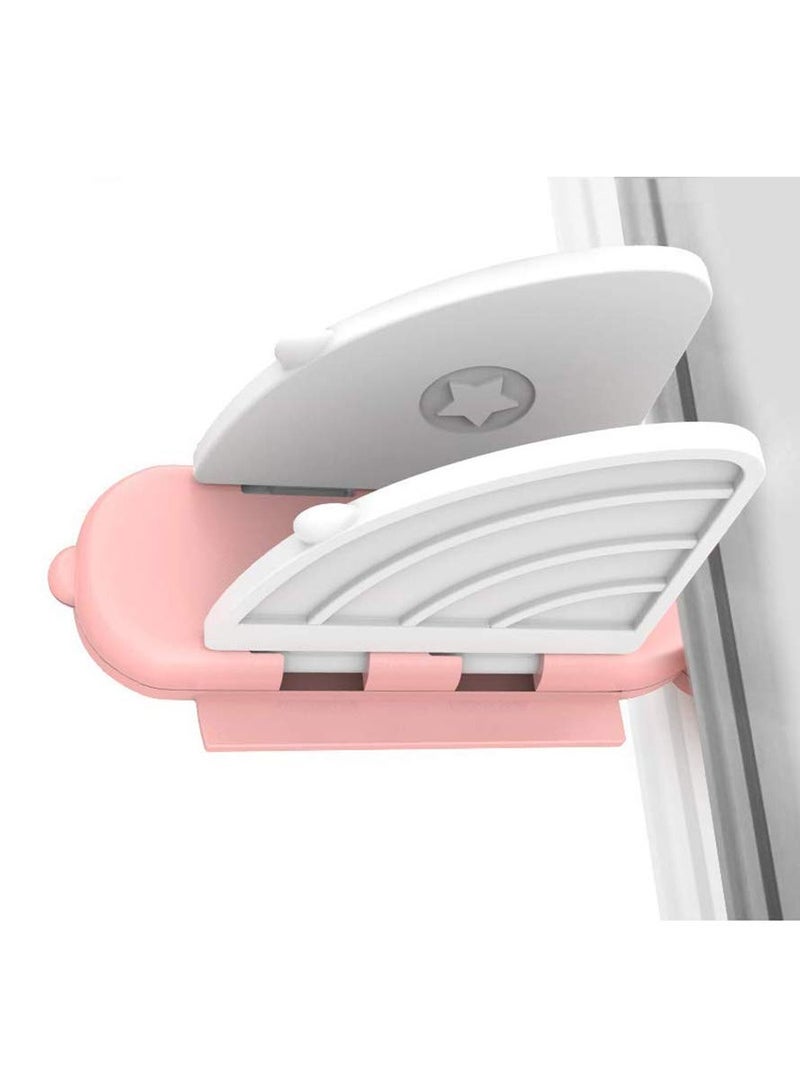 SOLARAE Sliding Door Lock (3 Pack), Child Safety Lock for Sliding Window Lock with Strong Adhesive Tape for Shower Sliding Door, Patio, Closet, Shutter and More - Image 1