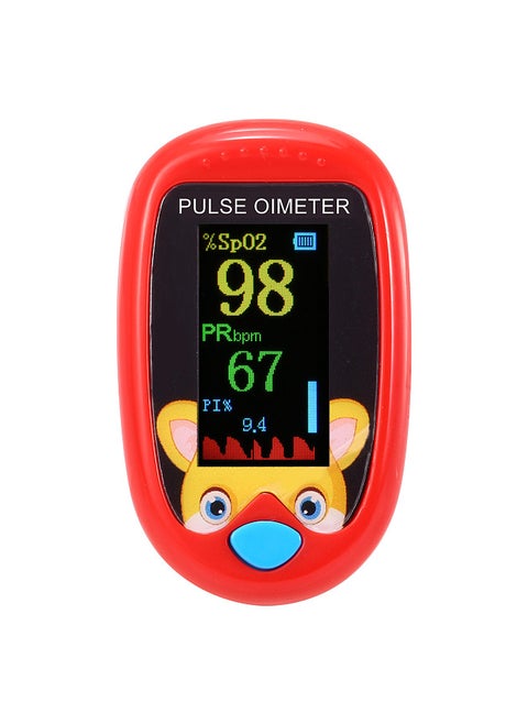 Children Pulse Oximeter Fingertrip Mini SpO2 Monitor Oxygen Saturation Monitor Pulse Rate Measuring Gauge Device 5s Rapid Reading
