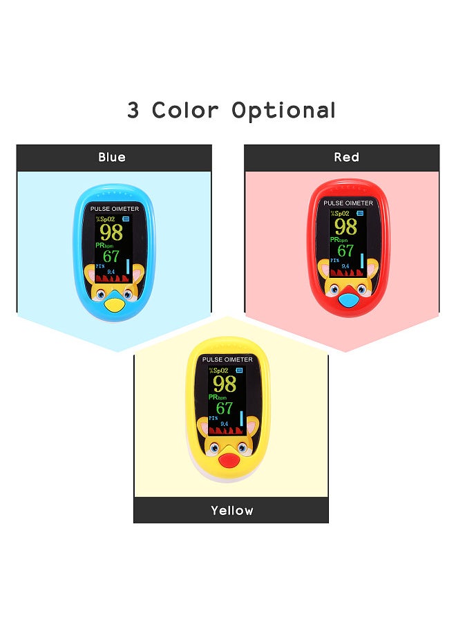 Generic - Children Pulse Oximeter Fingertrip Mini SpO2 Monitor Oxygen Saturation Monitor Pulse Rate Measuring Gauge Device 5s Rapid Reading - Image 1