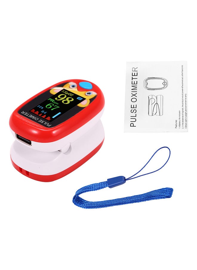 Generic - Children Pulse Oximeter Fingertrip Mini SpO2 Monitor Oxygen Saturation Monitor Pulse Rate Measuring Gauge Device 5s Rapid Reading - Image 1