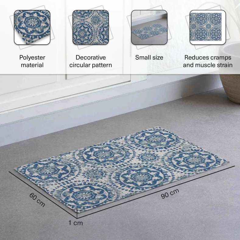 Pan Home Ethena Comfort Mat 60x90cm - Blue - 253BRX9900002 - Image 5