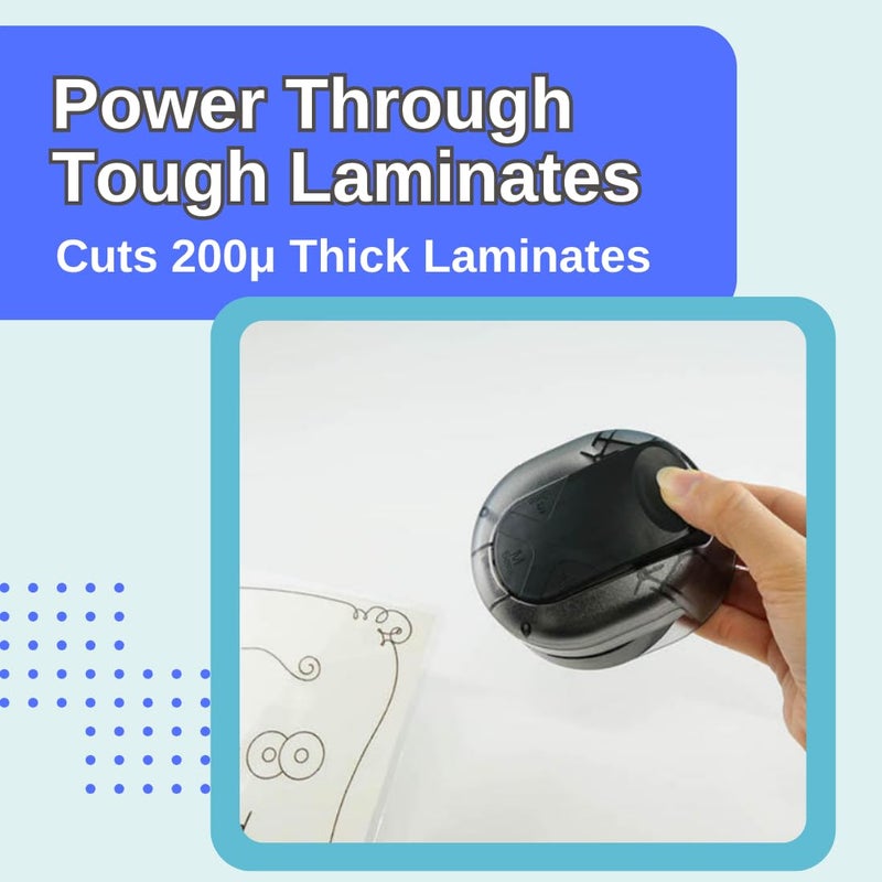 SUNSTAR Stationery Corner Cutter Kadomaru PRO NEO Black with Authentic Hologram US, EU Only - Image 4