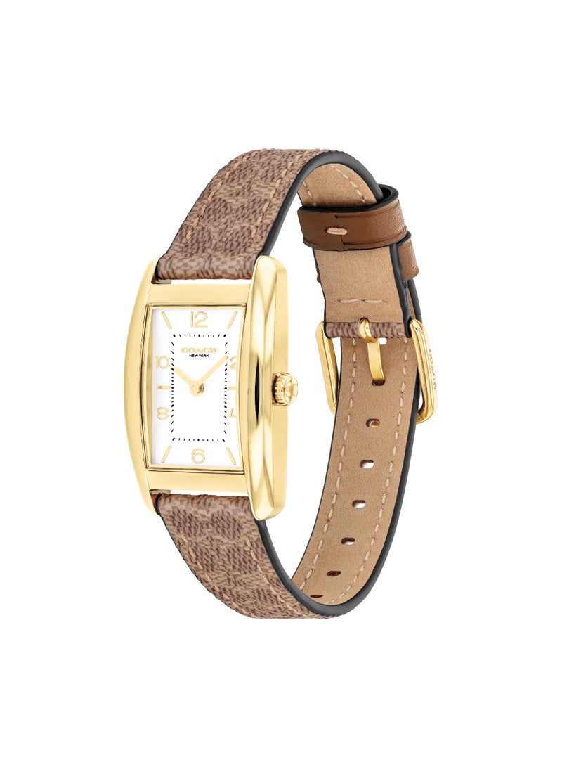 COACH Rectangle Analog Women's White Case Watch - 14504355 - Image 2